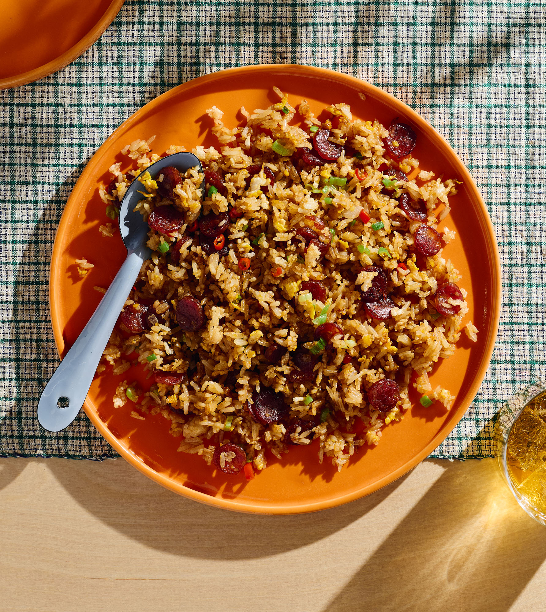 A plate of Uncle Roger's egg fried rice